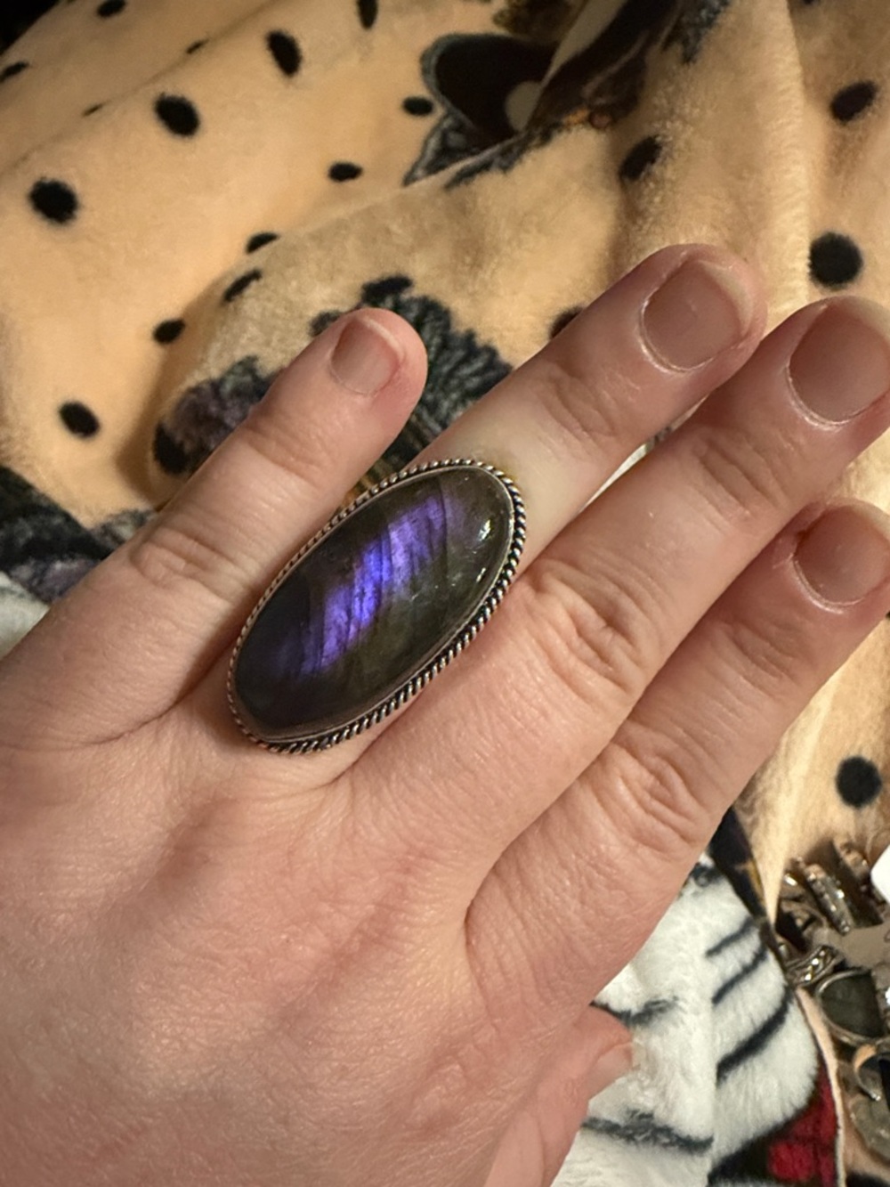 Sizes 9-11 Labradorite Rings - Picture 8 of 9